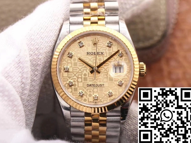 Dial Datejust Factory EW Champagne Rolex M126233-0033 0729